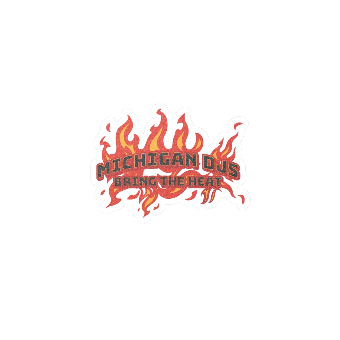 Michigan DJs Vinyl Decal