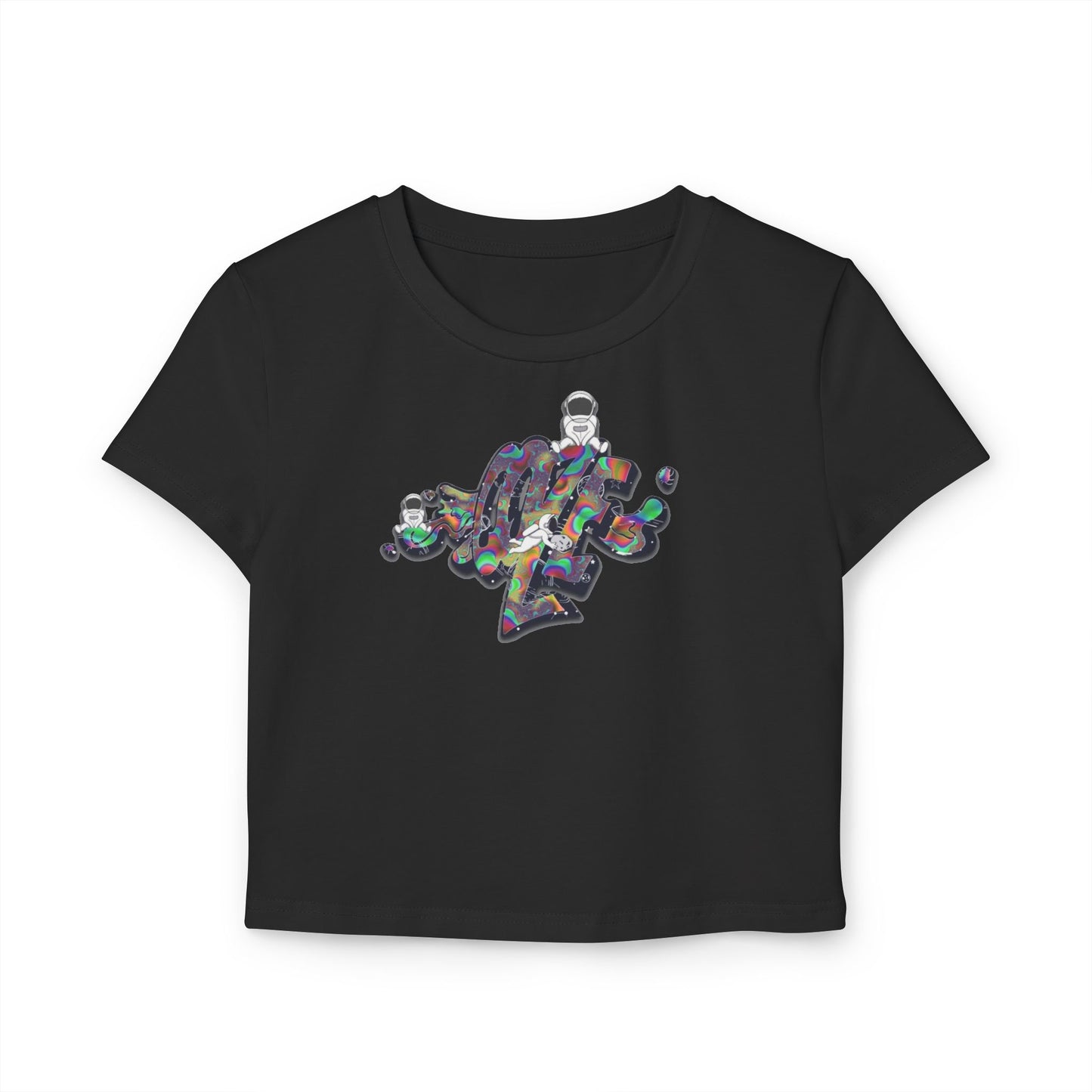 OOZE Color Drip Crop Top
